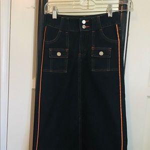 Denim skirt